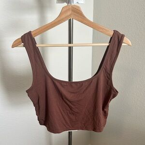 Brown Women's Crop Top